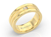 Antoine Diamond Wedding Ring - Artelia Jewellery